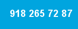 918 265 72 87 918 265 72 87